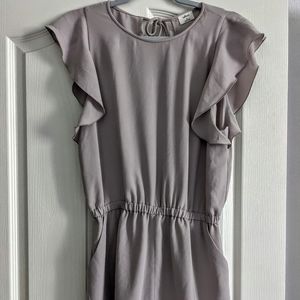 Wilfred Grey Purple Romper